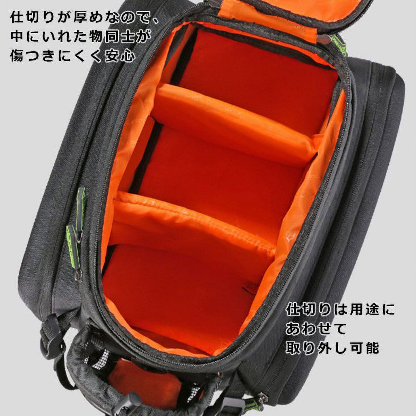 ROCKBROS 自転車 リアキャリアバッグ 大容量 防水カバー付 A6-03BK