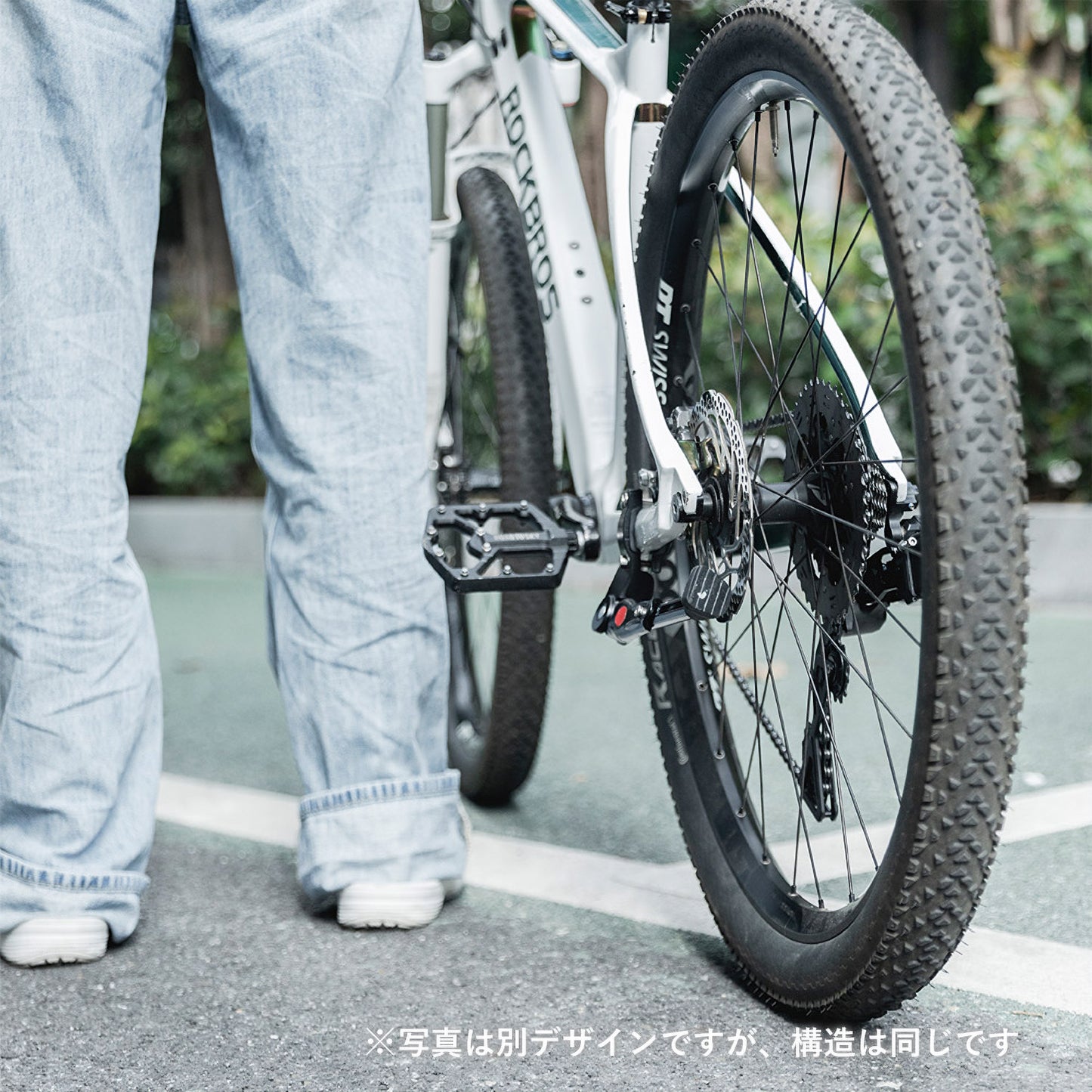 ROCKBROS 自転車 サイドスタンド 調整式 24-29インチ対応 JC1005BK