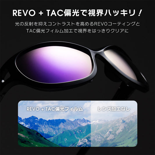 ROCKBROS 偏光サングラス REVOコーティング 14110034
