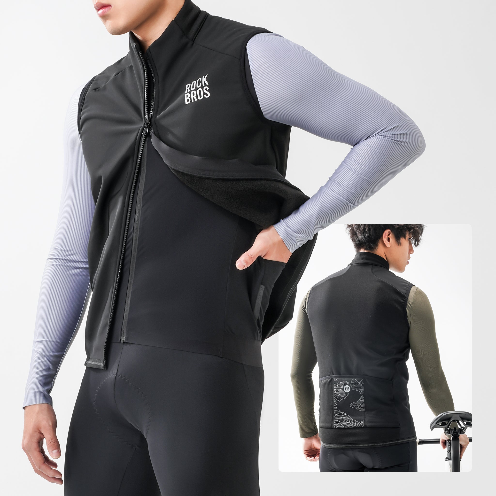 ROCKBROS 秋冬向け サイクルベスト 15300011 – ROCKBROSJP