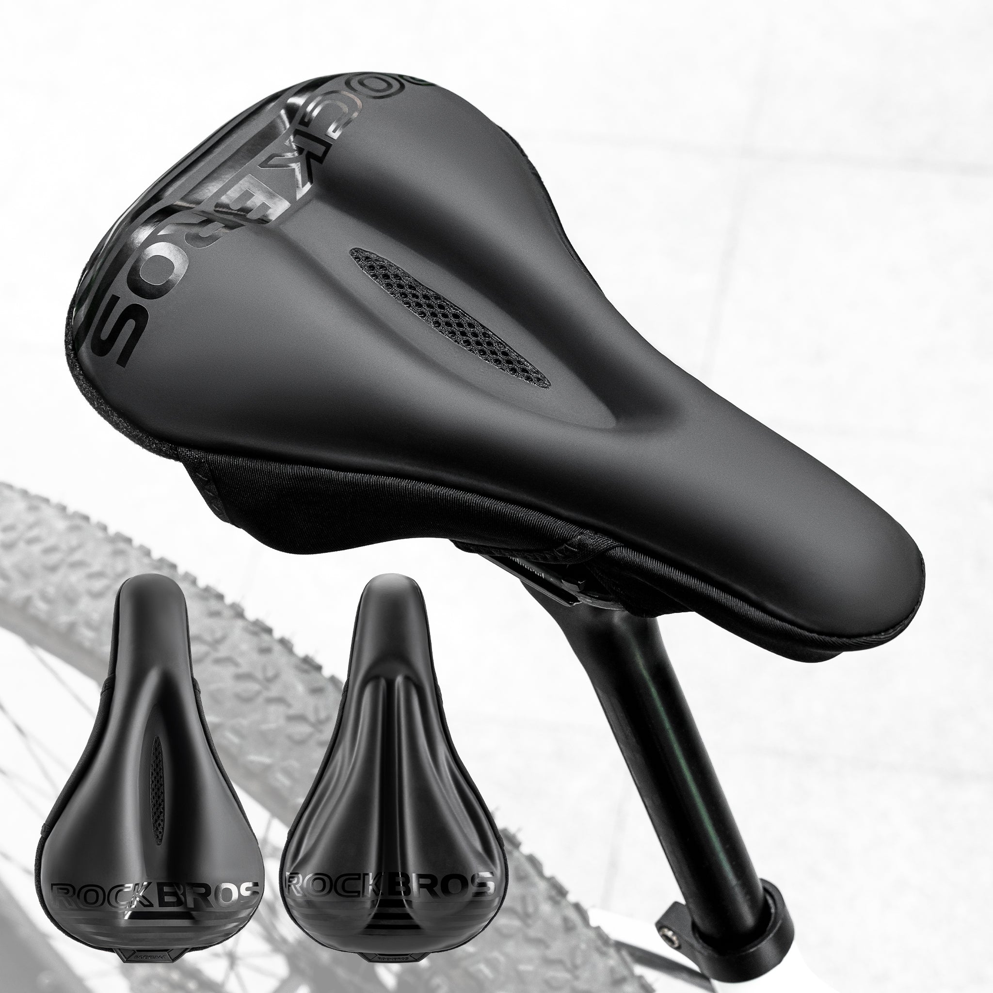 ROCKBROS 自転車 サドルカバー 肉厚 ゲルパッドも搭載 38210032001