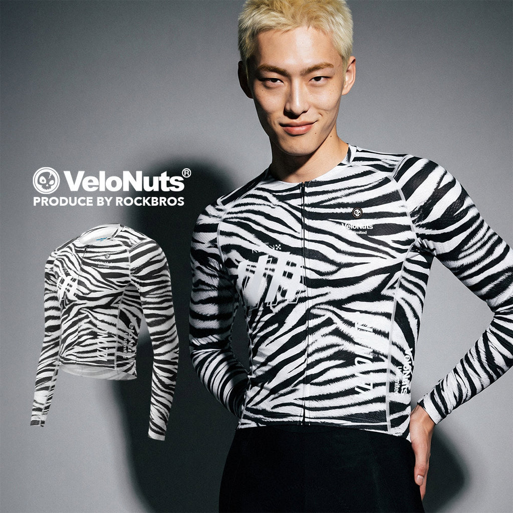 VeloNuts メンズ 長袖サイクルジャージ ZEBRA ULTRA SHORT SERIES 15220042