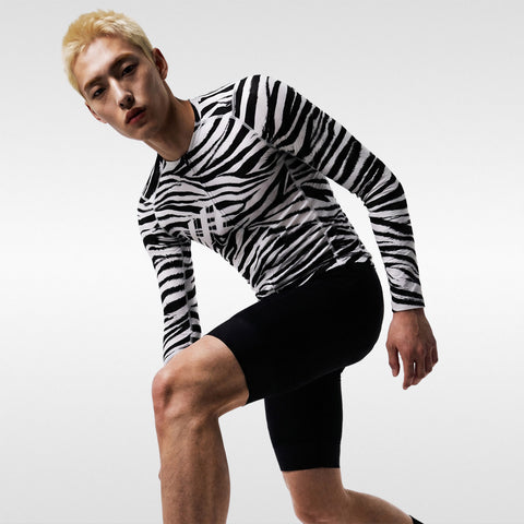 VeloNuts メンズ 長袖サイクルジャージ ZEBRA ULTRA SHORT SERIES 15220042