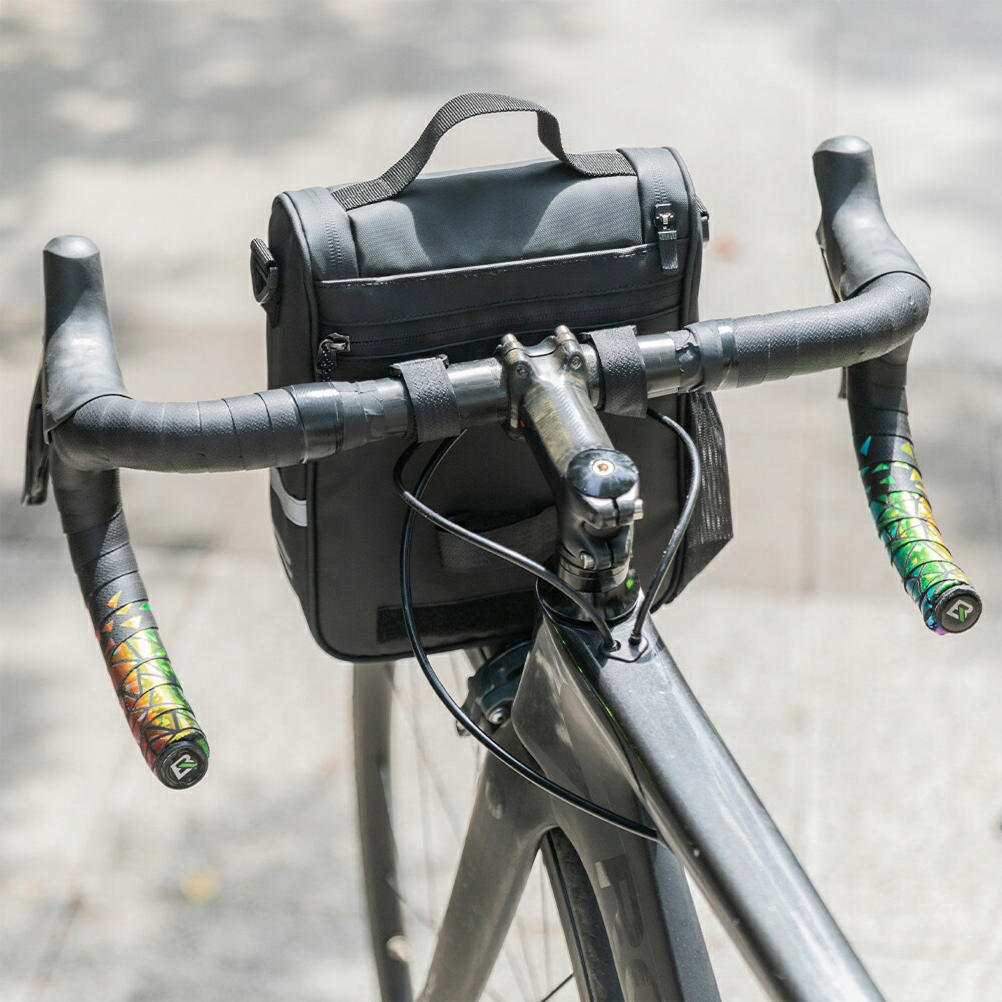ROCKBROS フロントバッグ 2WAY ショルダー 自転車 ハンドルバーバッグ 撥水 2.8L 30110090