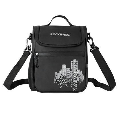 ROCKBROS フロントバッグ 2WAY ショルダー 自転車 ハンドルバーバッグ 撥水 2.8L 30110090