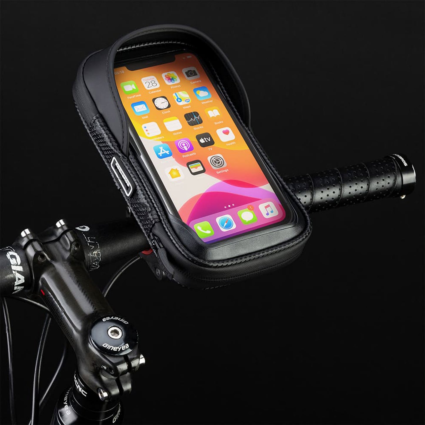 ROCKBROS スマホホルダー 自転車 バイク 防水 360度回転 6.2インチ対応 タッチ操作 301101770001
