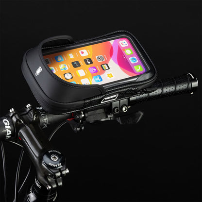ROCKBROS スマホホルダー 自転車 バイク 防水 360度回転 6.2インチ対応 タッチ操作 301101770001