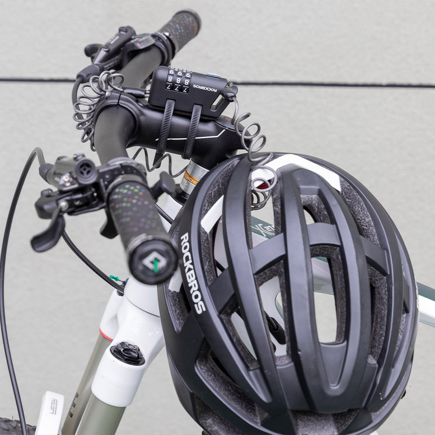 ROCKBROS 自転車用 ケーブルロック 3桁式 32020002001