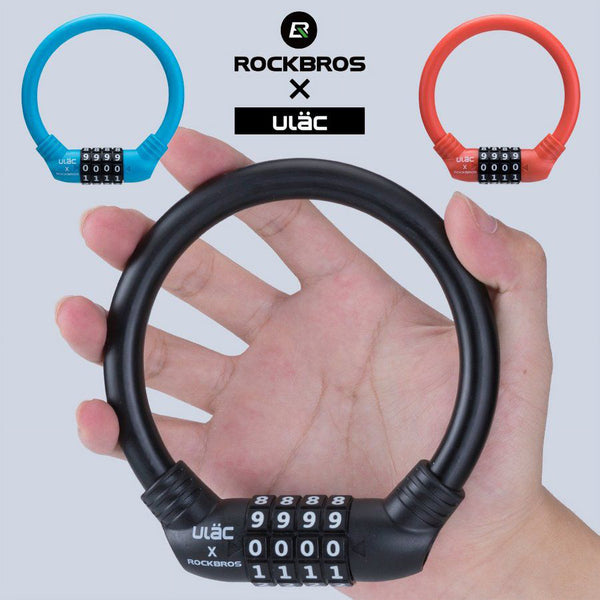 ROCKBROS ULAC ワイヤーロック ダイヤル式 4桁 A600T