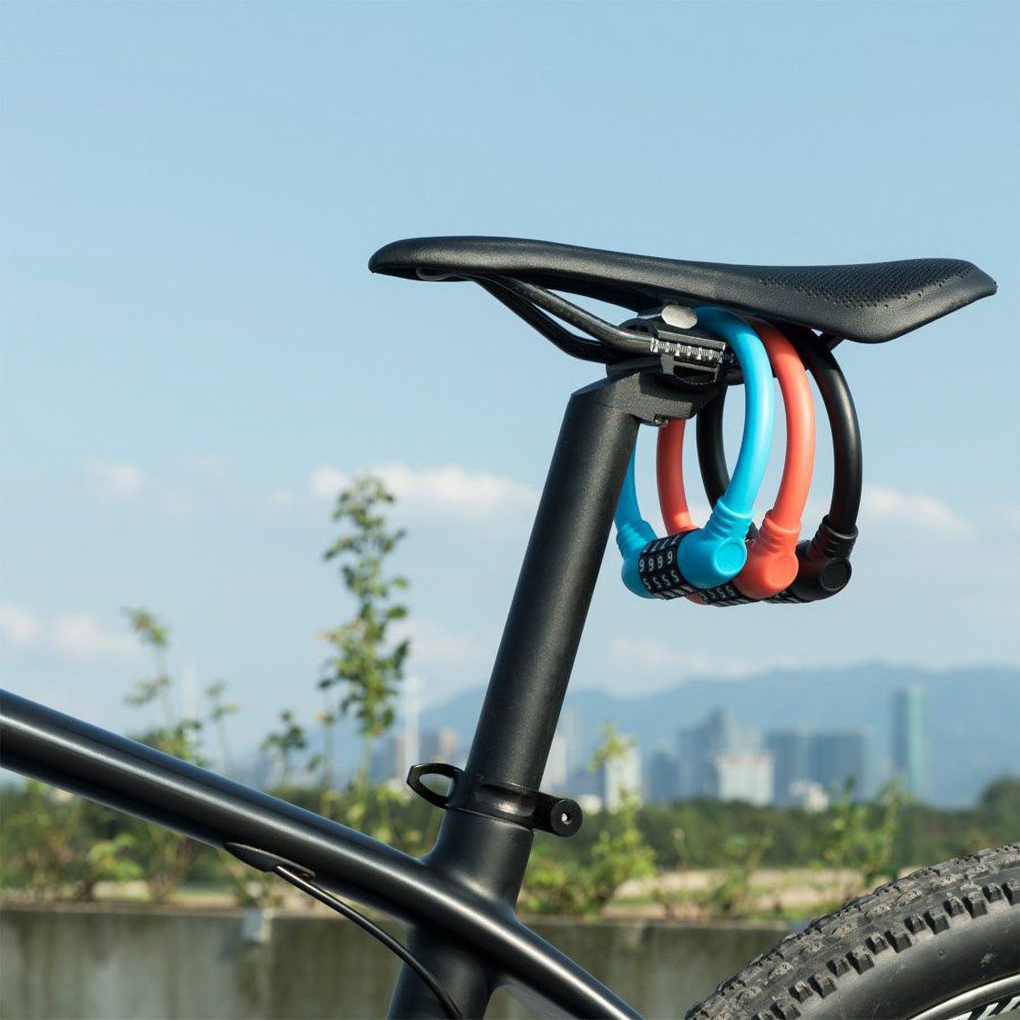 ROCKBROS ULAC ワイヤーロック ダイヤル式 4桁 A600T