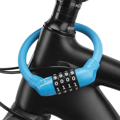 ROCKBROS ULAC ワイヤーロック ダイヤル式 4桁 A600T
