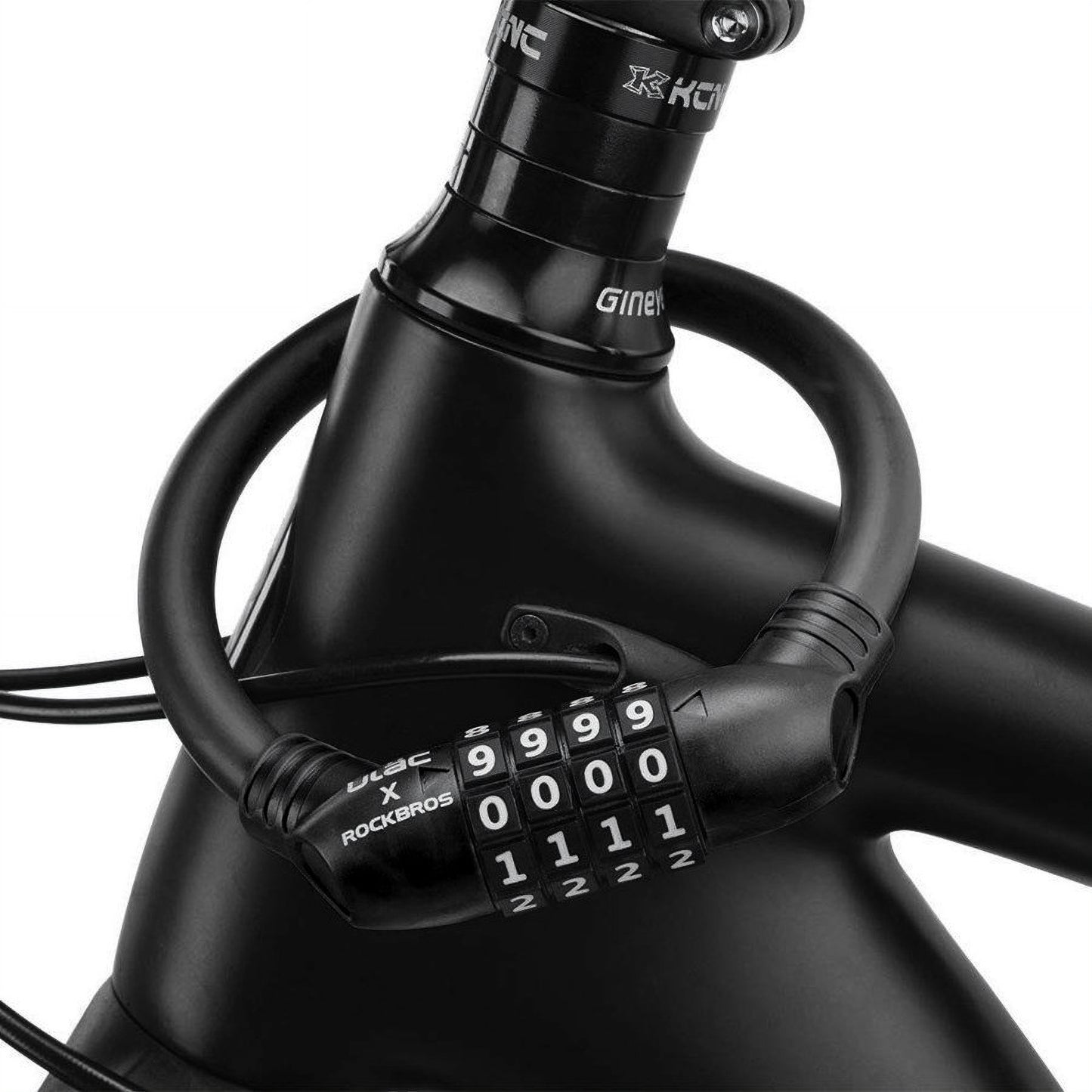 ROCKBROS ULAC ワイヤーロック ダイヤル式 4桁 A600T