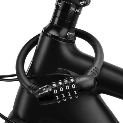 ROCKBROS ULAC ワイヤーロック ダイヤル式 4桁 A600T