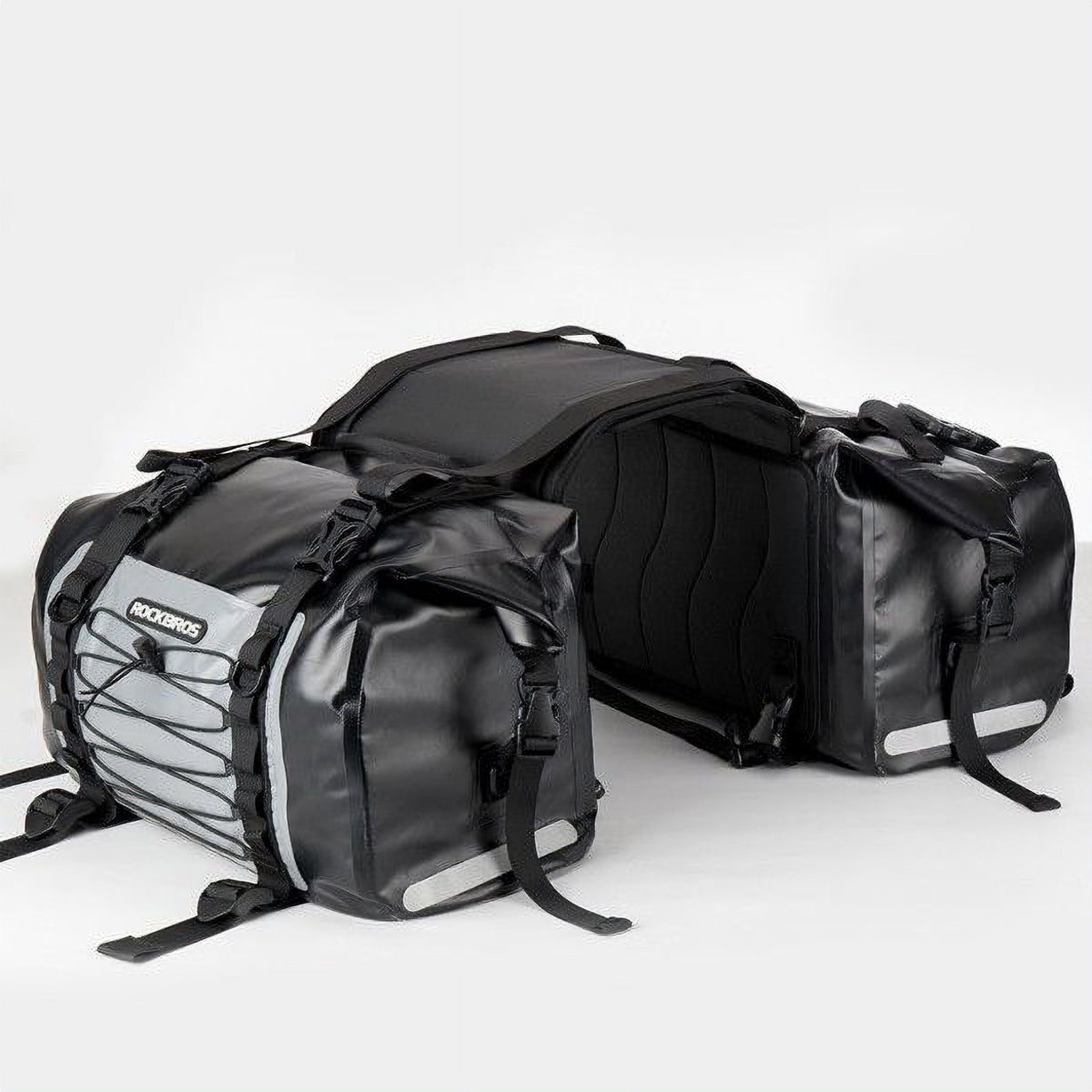 ROCKBROS バイク用 防水 パニアバッグ 31L×2個セット 大容量 AS-010