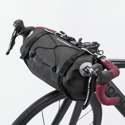 ROCKBROS フロントバッグ 防水 ハンドルバーバッグ 14-15L 大容量 バイクパッキング 自転車 AS-015