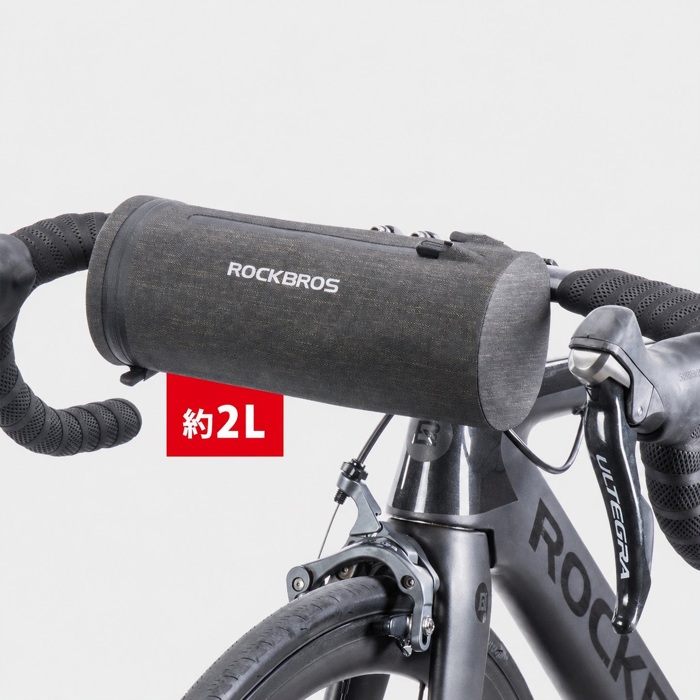 ROCKBROS フロントバッグ ハンドルバーバッグ 2WAY ショルダー 約2L 高防水設計 600Dナイロン AS-051