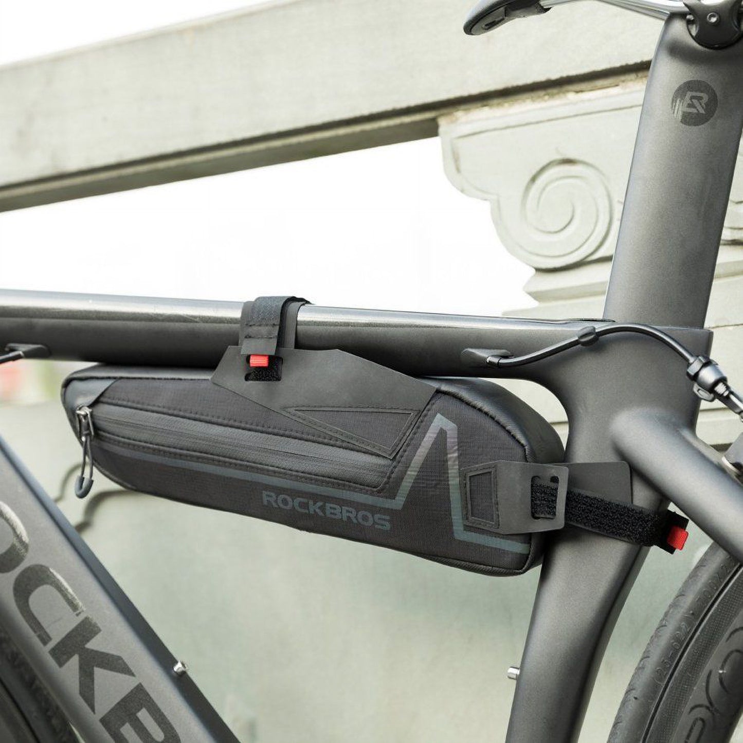 ROCKBROS フレームバッグ トップチューブバッグ 自転車 スリム 撥水 1.5L B56