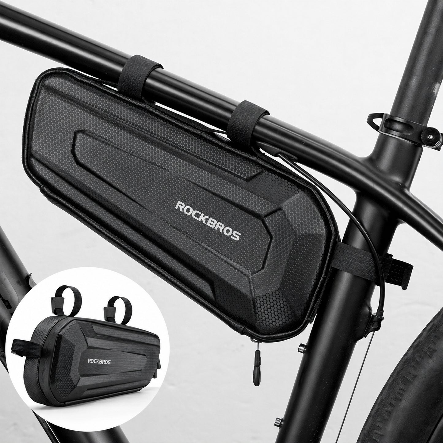 ROCKBROS フレームバッグ トップチューブバッグ 自転車 止水ファスナー 防水 B66 B67 30180001