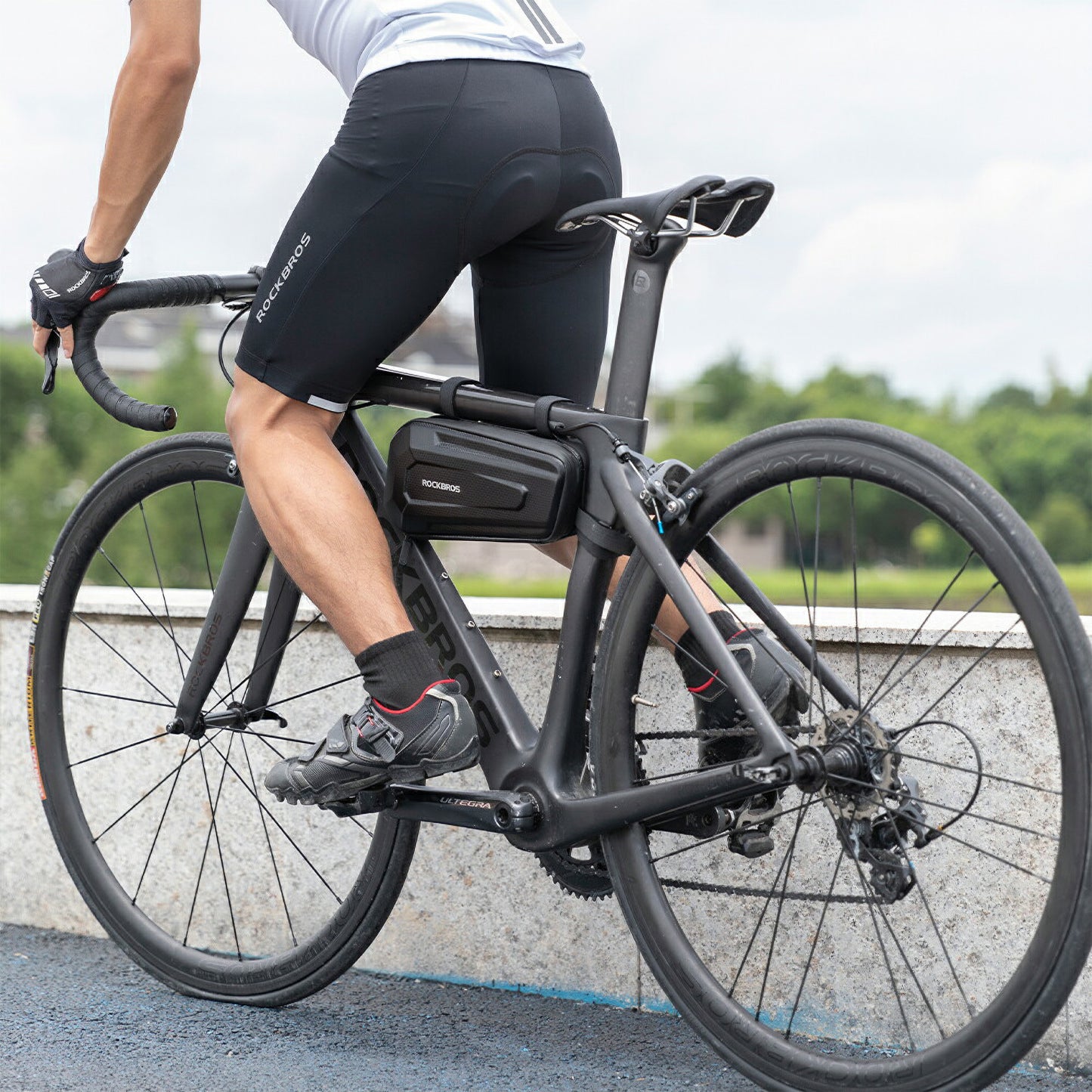ROCKBROS フレームバッグ トップチューブバッグ 自転車 止水ファスナー 防水 B66 B67 30180001