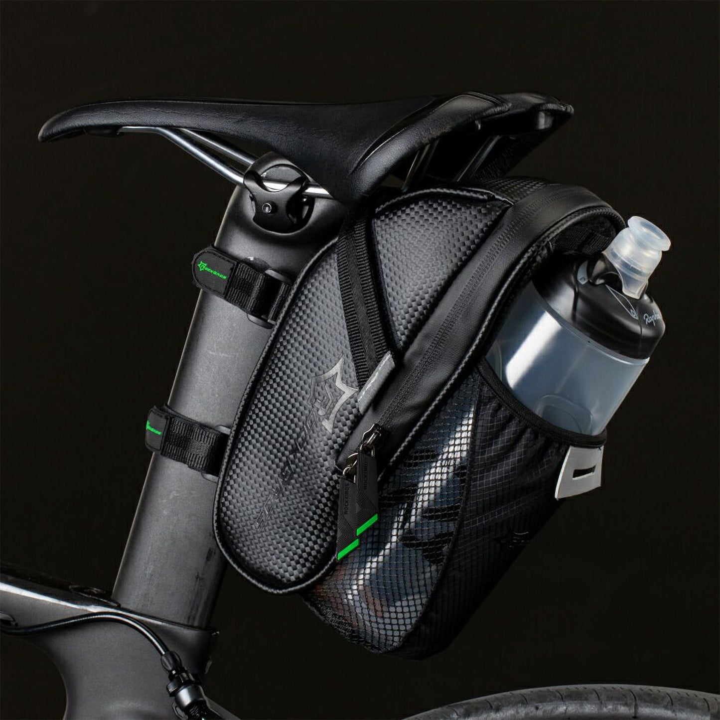 ROCKBROS サドルバッグ ボトルケース一体型 撥水 自転車 C7