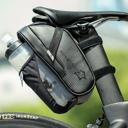 ROCKBROS サドルバッグ ボトルケース一体型 撥水 自転車 C7