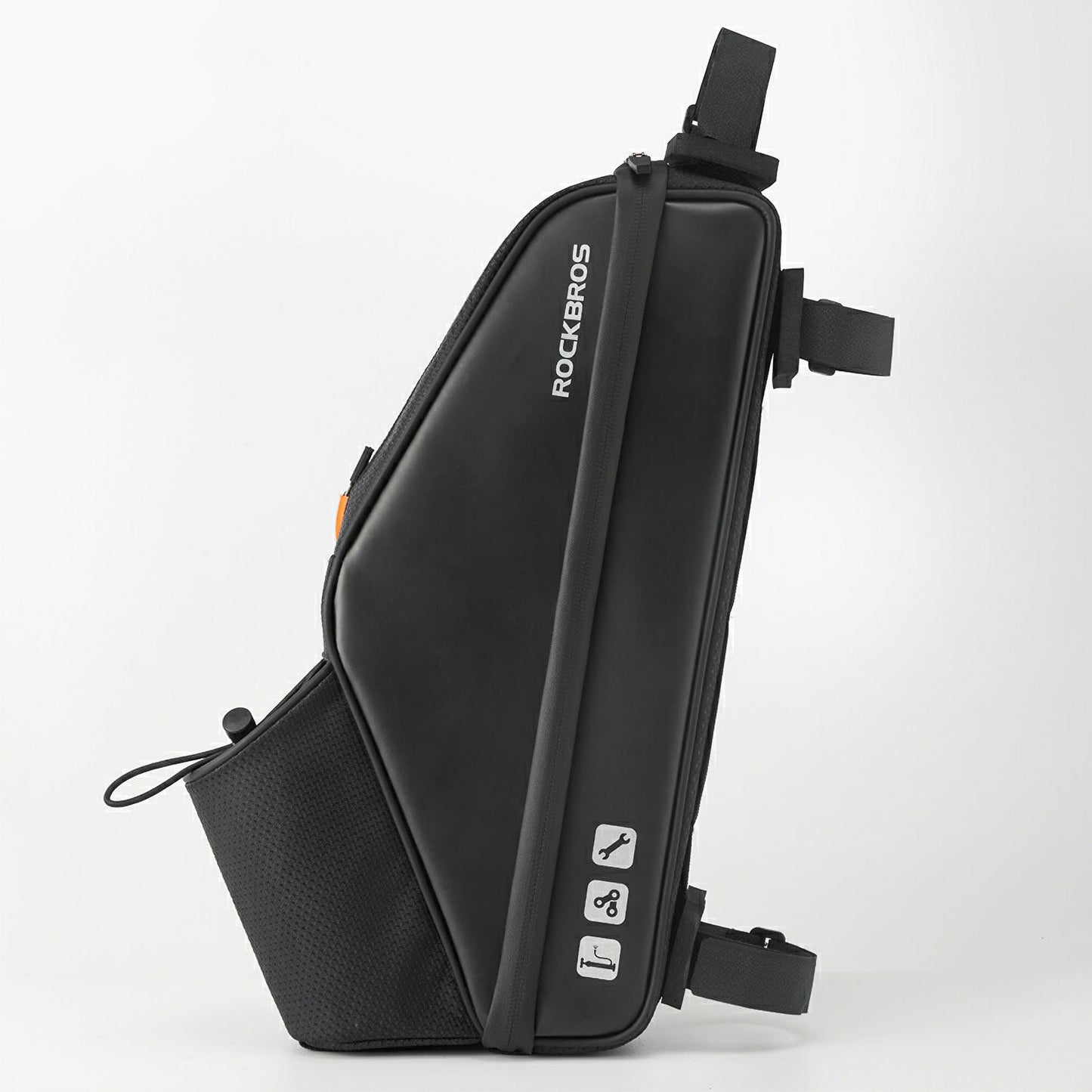 ROCKBROS ミニベロ キックボード マルチバッグ 大容量 3L ドリンクホルダー付 撥水 トップチューブバッグ B83