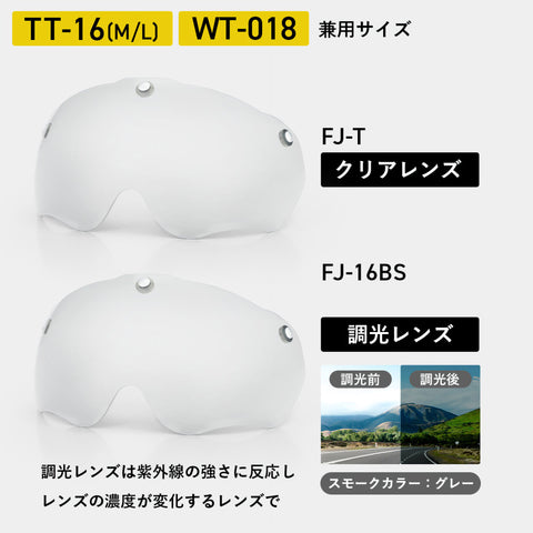 ROCKBROS ヘルメット 補給パーツ シールド FJ LK1051001