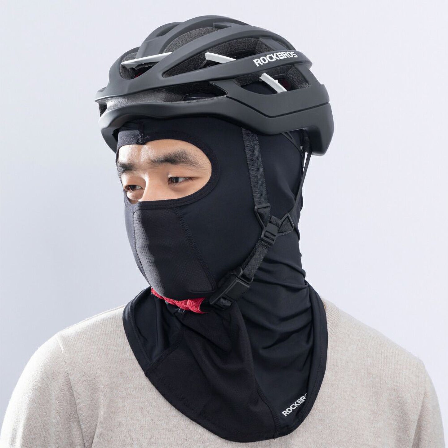ROCKBROS バラクラバ 春夏 接触冷感 UVカット ヘルメットインナー LF8