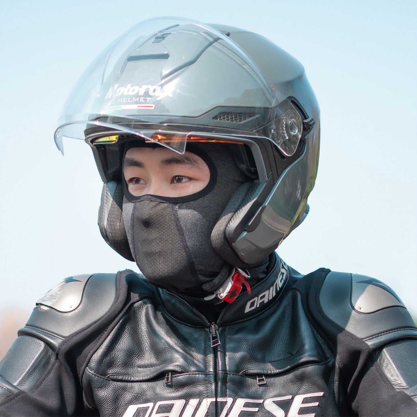 ROCKBROS バラクラバ 春夏 接触冷感 UVカット ヘルメットインナー LF8