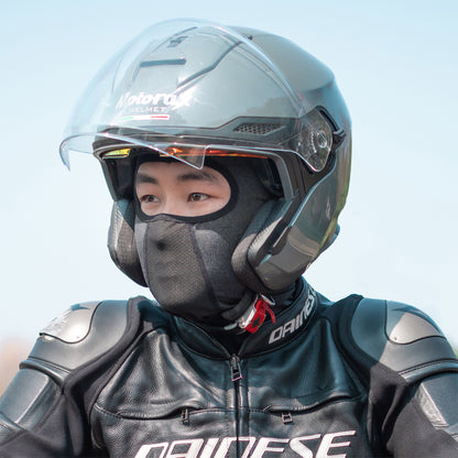 ROCKBROS バラクラバ 春夏 接触冷感 UVカット ヘルメットインナー LF8