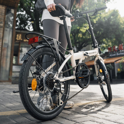 ROCKBROS 折りたたみ自転車 20inch メカニカルディスクブレーキ搭載 7speed SKN-20E