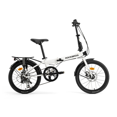 ROCKBROS 折りたたみ自転車 20inch メカニカルディスクブレーキ搭載 7speed SKN-20E