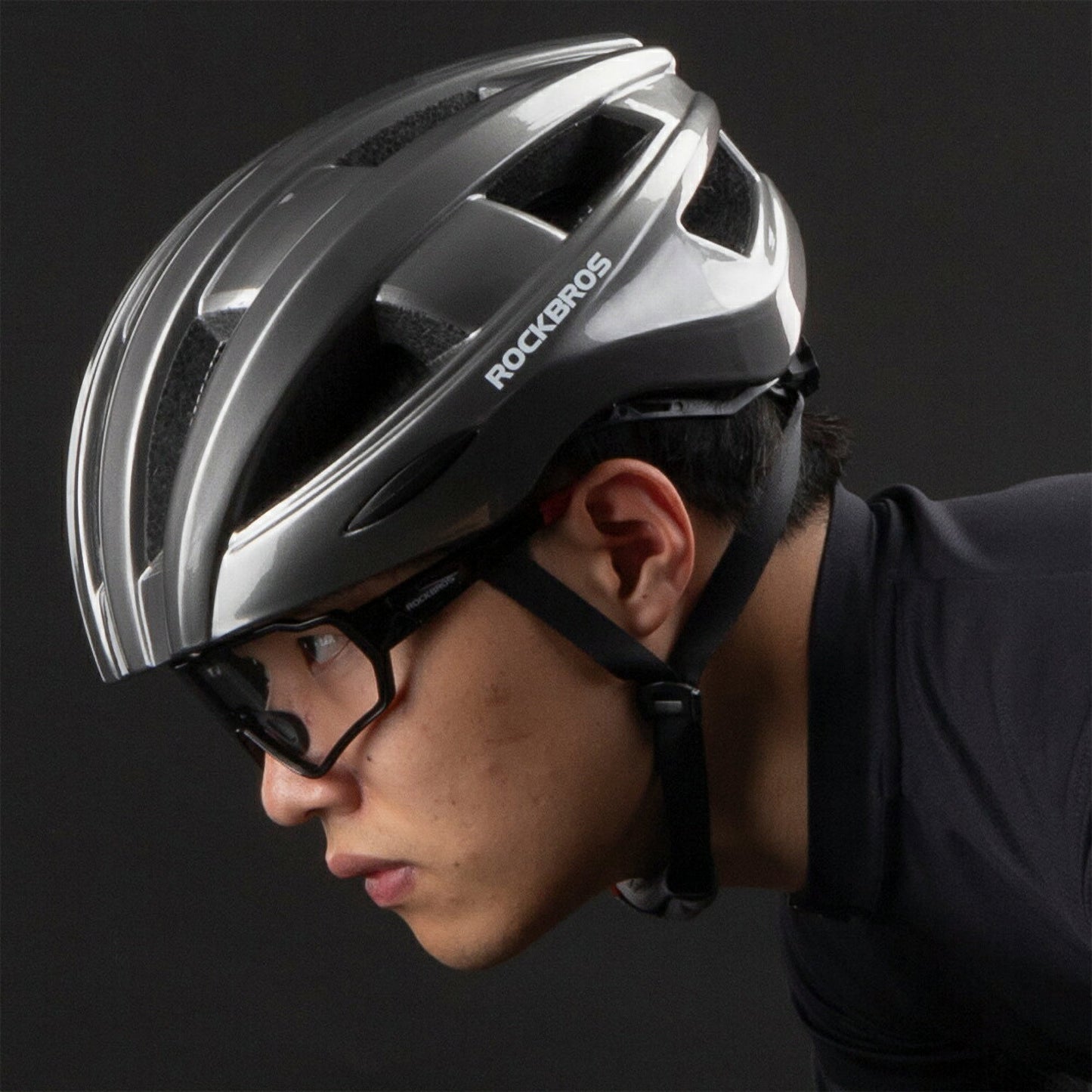 ROCKBROS 自転車用 ヘルメット テールライト付き ZK-013