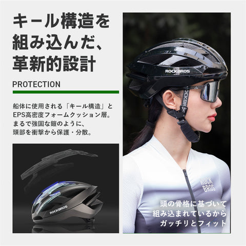 ROCKBROS 自転車用 ヘルメット 100027
