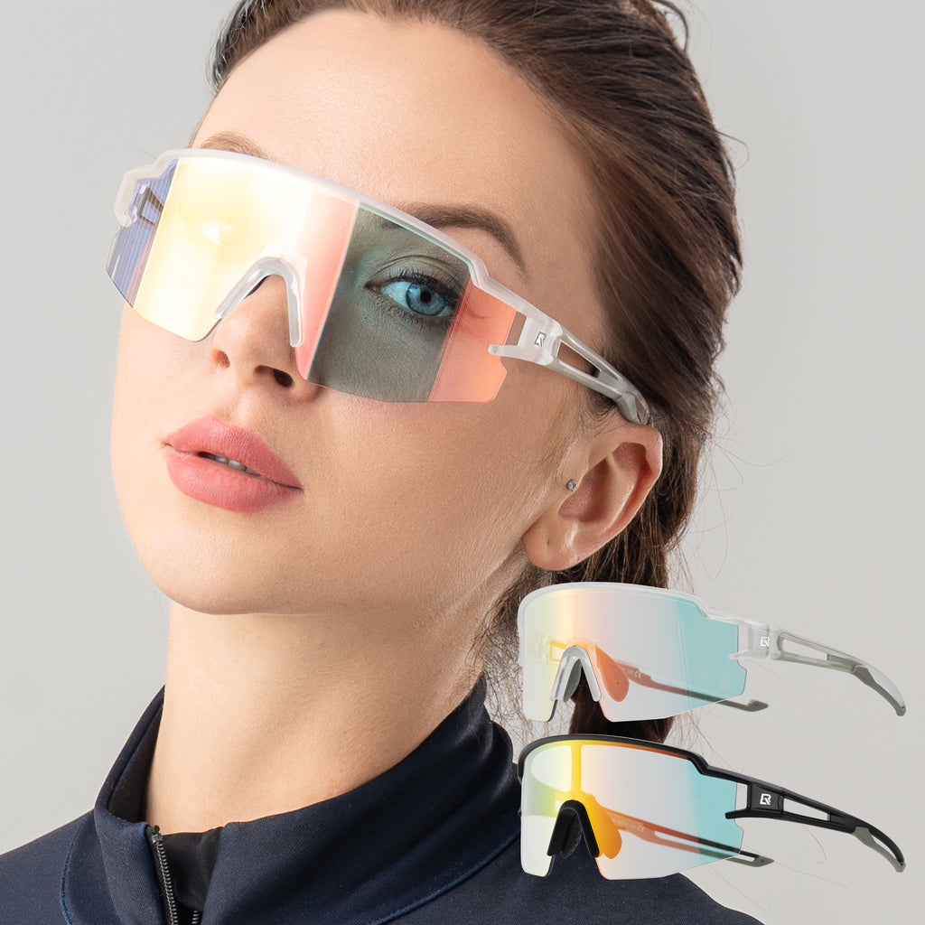 ROCKBROS 調光サングラス ミラー加工 10179