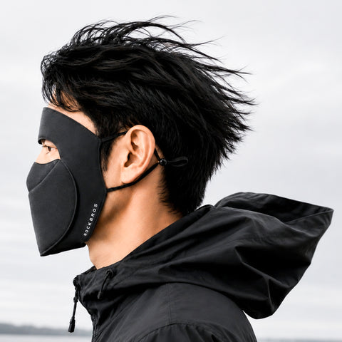 ROCKBROS 防寒 フェイスマスク 三層保温 立体 軽量17g 防風 メガネ曇りにくい 自転車 ランニング 11250015