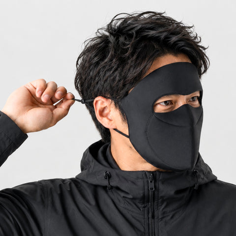 ROCKBROS 防寒 フェイスマスク 三層保温 立体 軽量17g 防風 メガネ曇りにくい 自転車 ランニング 11250015
