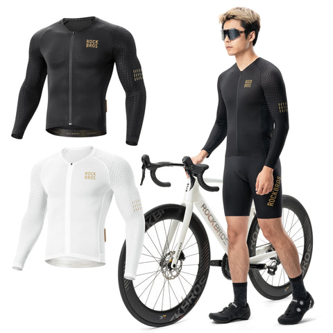 ROCKBROS メンズ サイクルジャージ 長袖 春 夏 秋 15200026