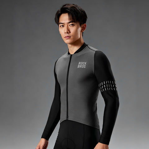 ROCKBROS メンズ サイクルジャージ 長袖 春 秋 初冬 15300014