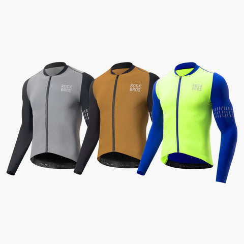ROCKBROS メンズ サイクルジャージ 長袖 春 秋 初冬 15300014