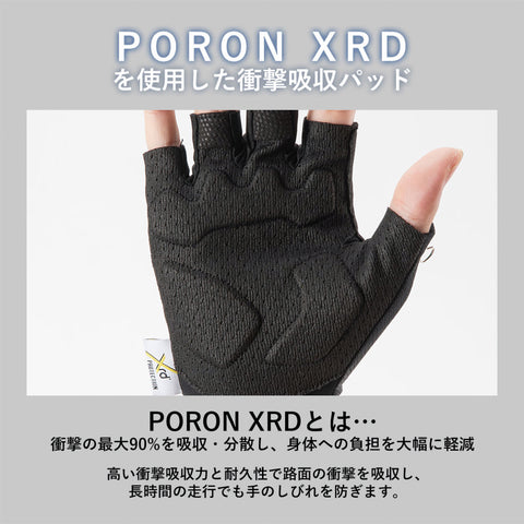 ROCKBROS グローブ ハーフ PORON XRD 搭載 春夏 16220051