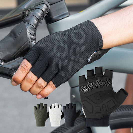 ROCKBROS サイクリンググローブ 春夏 ハーフフィンガー 3Dプリント+SBRパッド搭載 16220052