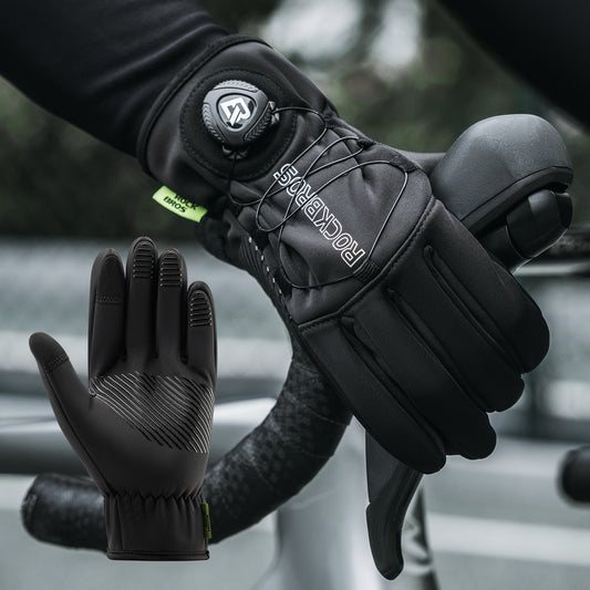 ROCKBROS グローブ 秋冬 ロックバックル ダイヤル調整 164100500