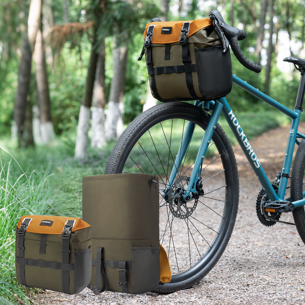 ROCKBROS ハンドルバッグ 拡張式 30110097001