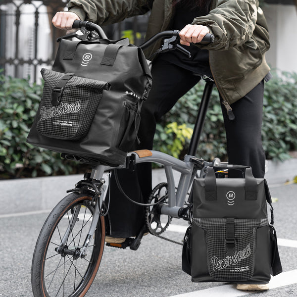 ROCKBROS フロントバッグ 折りたたみ自転車専用 2WAY 18L 30110104001