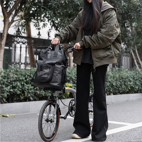 ROCKBROS フロントバッグ 折りたたみ自転車専用 2WAY 18L 30110104001