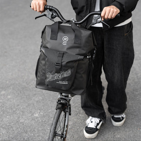 ROCKBROS フロントバッグ 折りたたみ自転車専用 2WAY 18L 30110104001