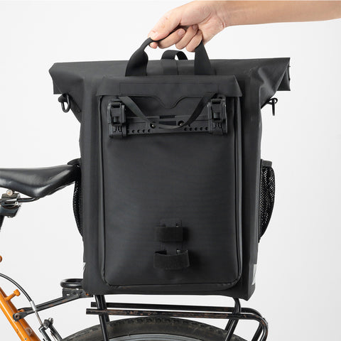 ROCKBROS 自転車 2WAY 防水 パニアバッグ リュックにも 18L 30140100001