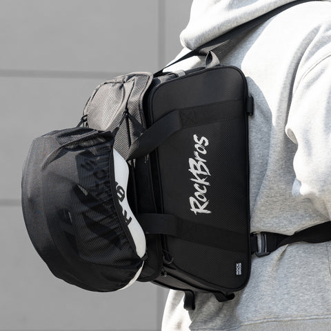 ROCKBROS リアキャリア バッグ 10.5L 背負える3WAY ヘルメットネット・レインカバー付属 30140124001