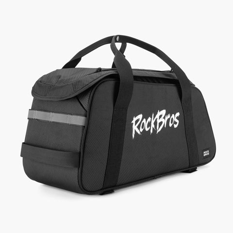 ROCKBROS リアキャリア バッグ 10.5L 背負える3WAY ヘルメットネット・レインカバー付属 30140124001
